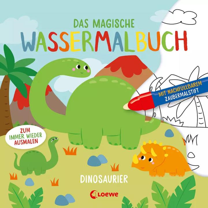 Le livre magique de coloriage à l'eau - Dinosaures