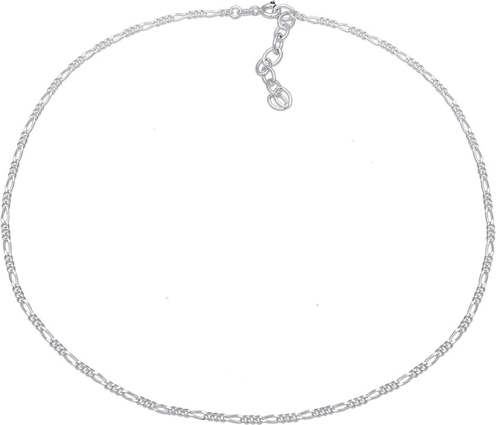 Produktbild Elli Halskette Choker Figaro Basic Blogger 925 Sterling Silber (925er Sterling Silber, 36 cm)