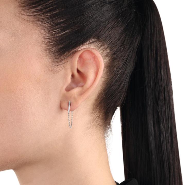 Produktbild Amor Ohrschmuck für Damen, 925 Sterling Silber, Zirkonia synth. (Silber 925)