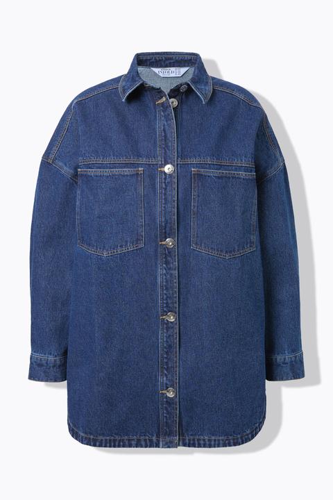 Immagine prodotto Studio Untold Jeanshemd, Oversize Shape, Brusttaschen (60)