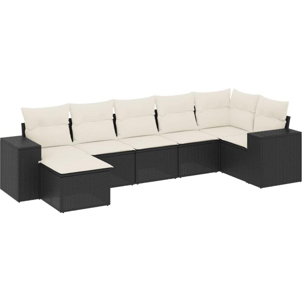 VidaXL, Gartenlounge, 10-tlg. Garten-Lounge-Set mit Kissen
