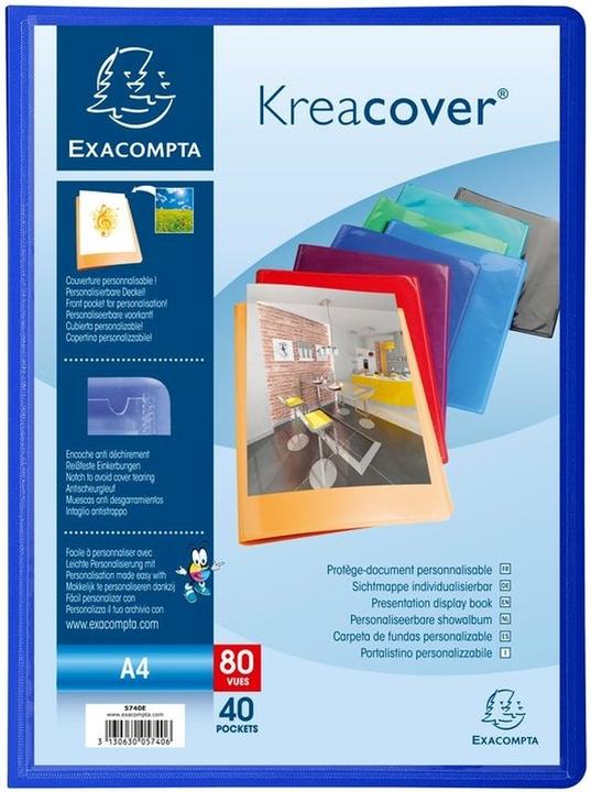 Immagine prodotto Exacompta Kreacover, PP, DIN A4, 40 maniche (A4, 1 x)