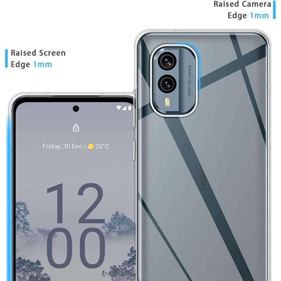 Thumbnail - Screenguard Nokia X30 Flexible TPU Clear Case (Nokia X30), Smartphone Hülle, Transparent
