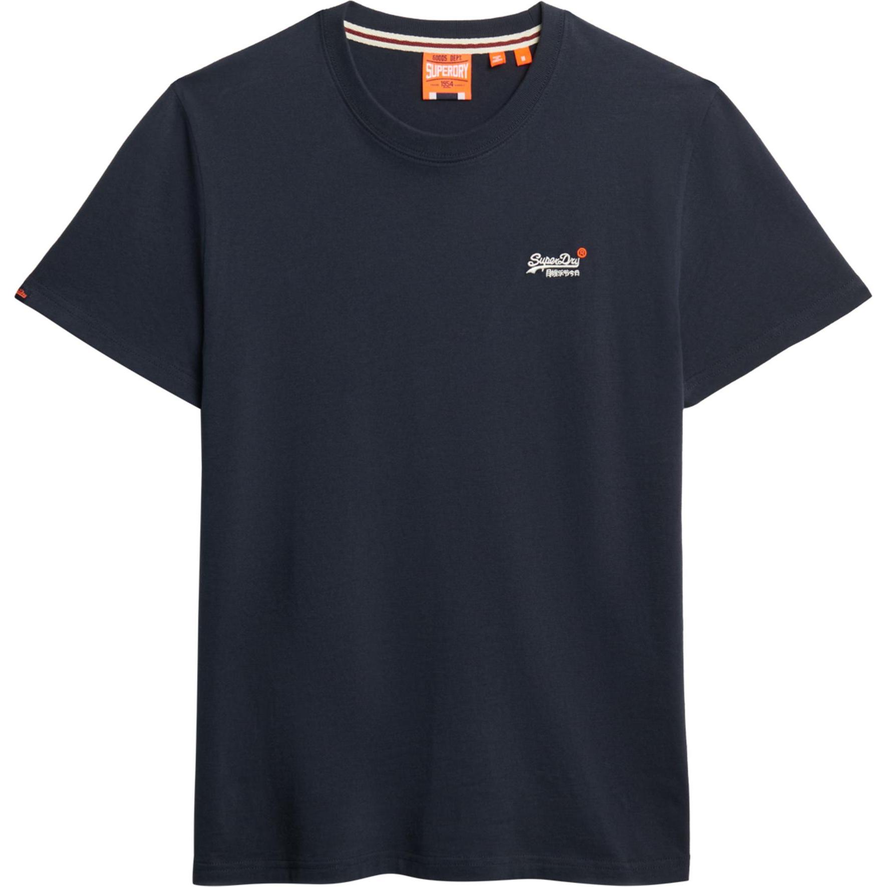 Superdry, Herren, Shirt, Essential T-Shirt mit Stickerei, Blau, (XL)