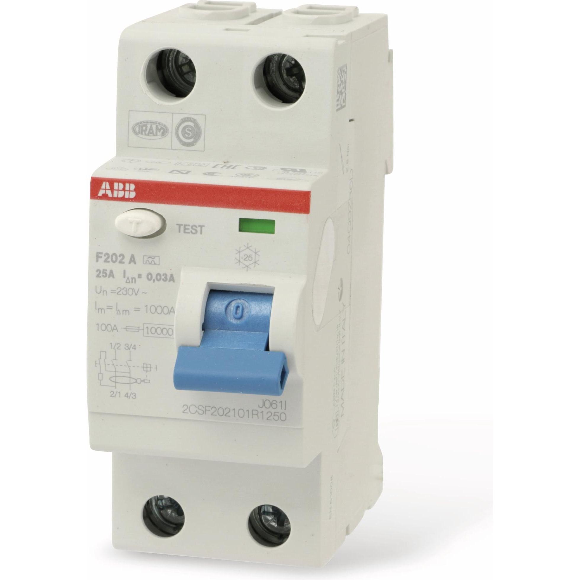 ABB, Schutzschalter, FI-Schutzschalter