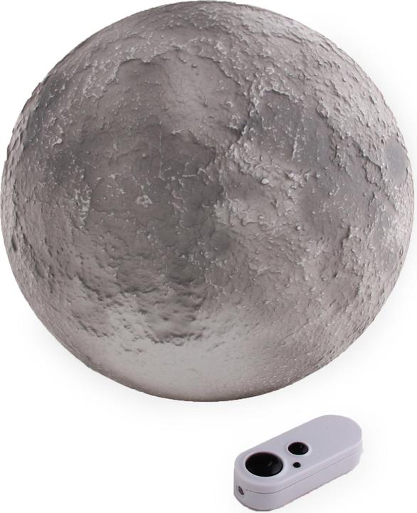 Produktbild Uncle Milton Moon In My Room Mondlampe 25 cm, Einschlaflicht mit 8 Mondphasen, Helligkeit einstellbar, Verschi...
