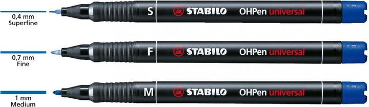 Actual product image STABILO OHPen universal foil pen permanent (Red, 1 mm, 1 x)