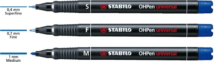 Immagine prodotto STABILO Penna universale OHPen permanente (Rosso, 1 mm, 1 x)