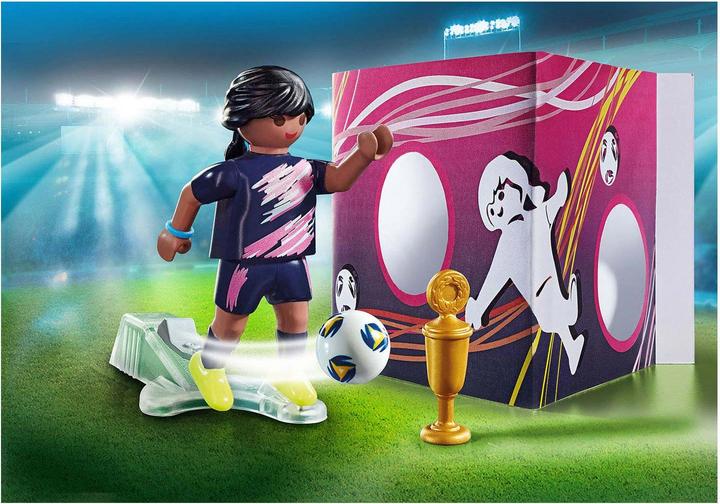 Produktbild Playmobil Fussballerin mit Torwand (70875, Playmobil Special Plus)
