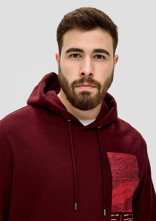 Produktbild s.Oliver Sweatshirt Kapuzensweater mit Frontprint (XXL)
