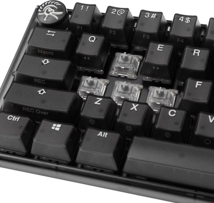 Produktbild Ducky One 3 Aura Black Mini Gaming Tastatur, RGB LED - MX-Speed-Silver (US) (Eng. Int., Kabelgebunden)