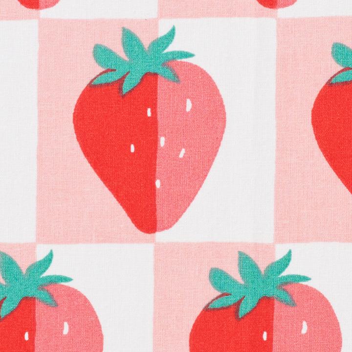 Produktbild VBS Baumwoll-Stoff "Erdbeeren", 150 cm breit, Meterware