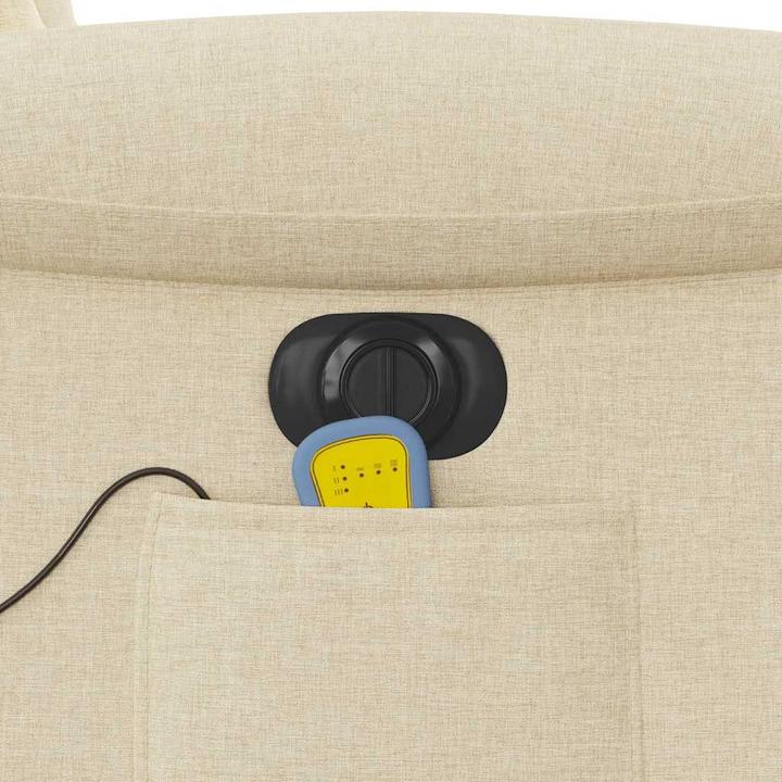 Produktbild vidaXL Massagesessel Elektrisch Creme Stoff
