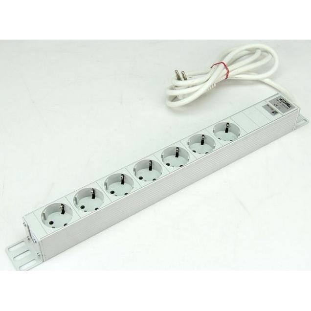 Rittal, Steckdosenleiste, DK7240.210 - AC (7 x, CEE 7/3, 2 m)