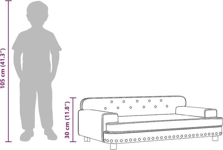 Immagine prodotto vidaXL Mathias (Divano per bambini)
