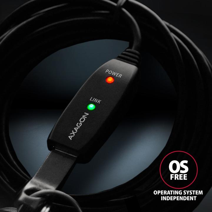 Immagine prodotto Axagon USB A – USB A (5 m, USB 3.2 Gen 1)