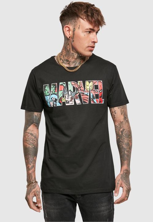 Produktbild Mister Tee Marvel Logo Character Tee (XS)