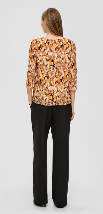 Immagine prodotto s.Oliver Bluse Chiffon-Bluse mit Webstruktur (46)