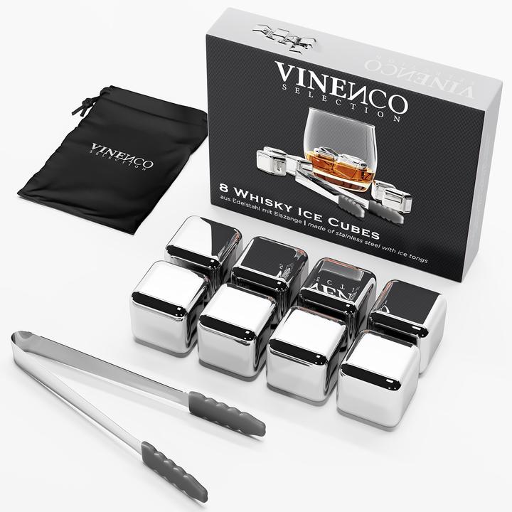 Immagine prodotto Vinenco Whisky Steine Set (Pietre di whisky)