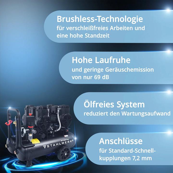 Produktbild Stahlwerk Kompressor ST-228 Pro (22 l, 8 Bar)