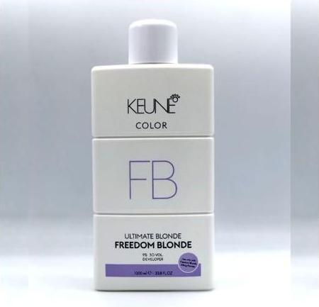 Productafbeelding Keune Freedom Blonde Ontwikkelaar Haar Oxidant Lotion 9 30 Volume 1000 Milliliter