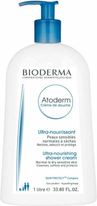 Actual product image Bioderma Atoderm Crème Douche Ultra Nourishing Cream (1000 ml)