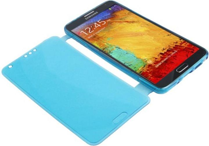 Actual product image König Design Mobile phone case Flip landscape for mobile Samsung Galaxy Note 3 Blue (Samsung Galaxy Note 3)