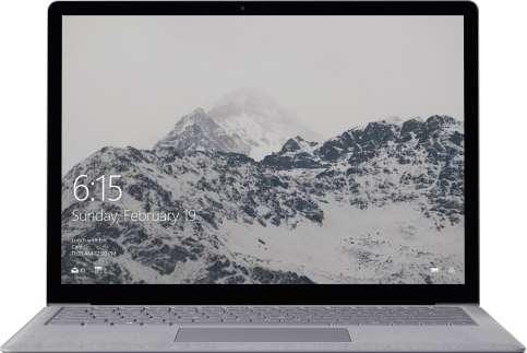 Microsoft Surface Laptop, Platine, SSD 128 Go (13.50", Intel Core i5-7200U, 4 Go, 128 Go)