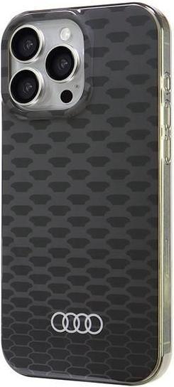 Actual product image Audi IML Stitching Pattern MagSafe iPhone 16 Pro Max 6.9" czarny/black hardcase AU-IMLMIP16PM-Q5/D3- (Apple iPhone 16 Pro Max)