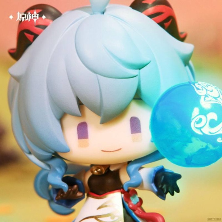 Actual product image Mihoyo Genshin Impact pack 6 figurines Battle Scene Collection Liyue Edition 6 cm