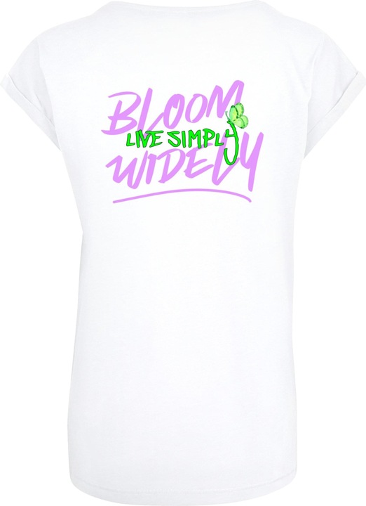 Produktbild Merchcode Ladies Never Too Late Extended Shoulder Tee - 111665 (4XL)