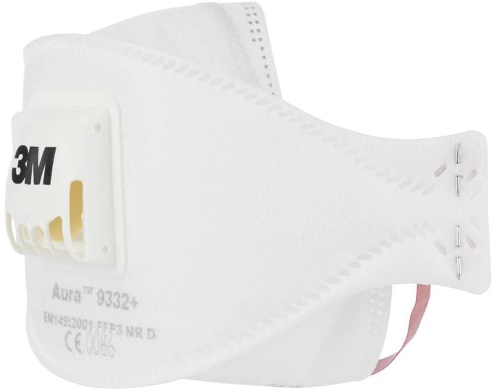 Actual product image 3M Aura Particle Mask 9332PRO10 (FFP3, 10x)