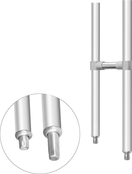 Actual product image Royal Catering Commercial Sink – 3 Compartment – 100 x 50 x 97 cm (Top-mounted sink, 25 cm, 100 cm)