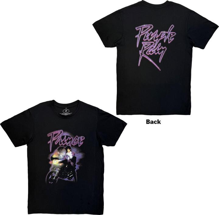 Produktbild Prince Purple Rain Logo Outline Back Print (L)