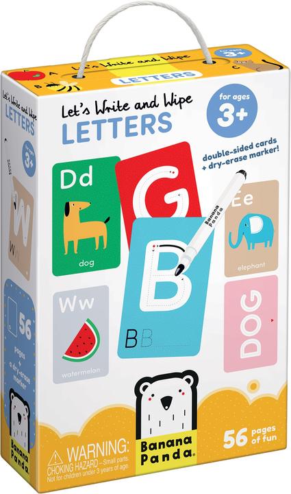 Actual product image Banana Panda Let's write and erase letters 3+ (German)