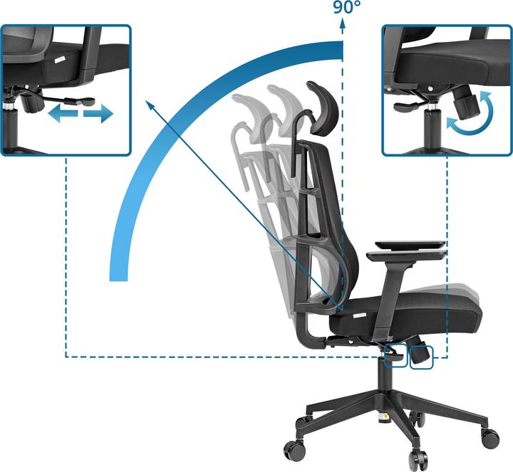 Produktbild Hjh Office Spinio Pro (46 - 57 cm)