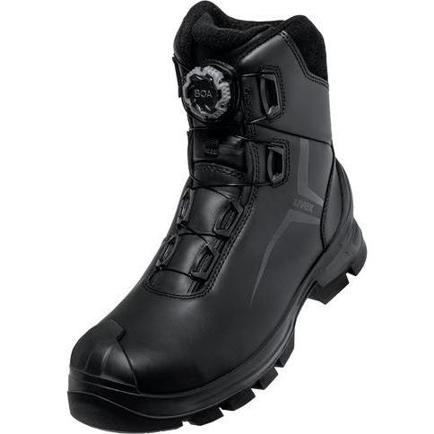 Uvex Sports, Sicherheitsschuhe, uvex 2 MACSOLE Stiefel S3L 65363 schwarz, orange Weite 12 Grösse 40 (S3, 40)