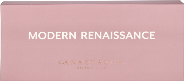 Actual product image Anastasia Beverly Hills Modern Renaissance (Cyprus Umber, Tempera, Golden ochre, Vermeer, Buon Fresco, Antique Bronze, Love Letter, Realgar, Warm taupe, Venetian red, Red Ochre, Primavera, Burnt Orange, Raw Sienna)