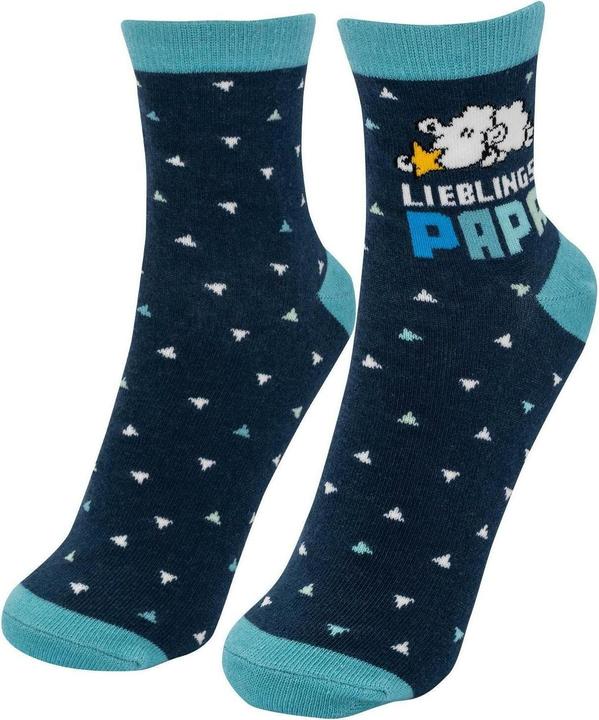 Actual product image Sheepworld Zaubersocken Motiv "Lieblingspapa" (Single pack, 40 - 46)