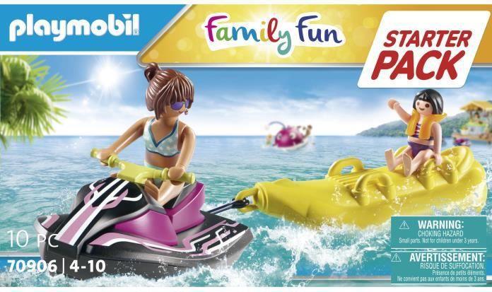 Image du produit Playmobil Set de démarrage scooter des mers avec bateau banane (70906, Playmobil Family Fun)