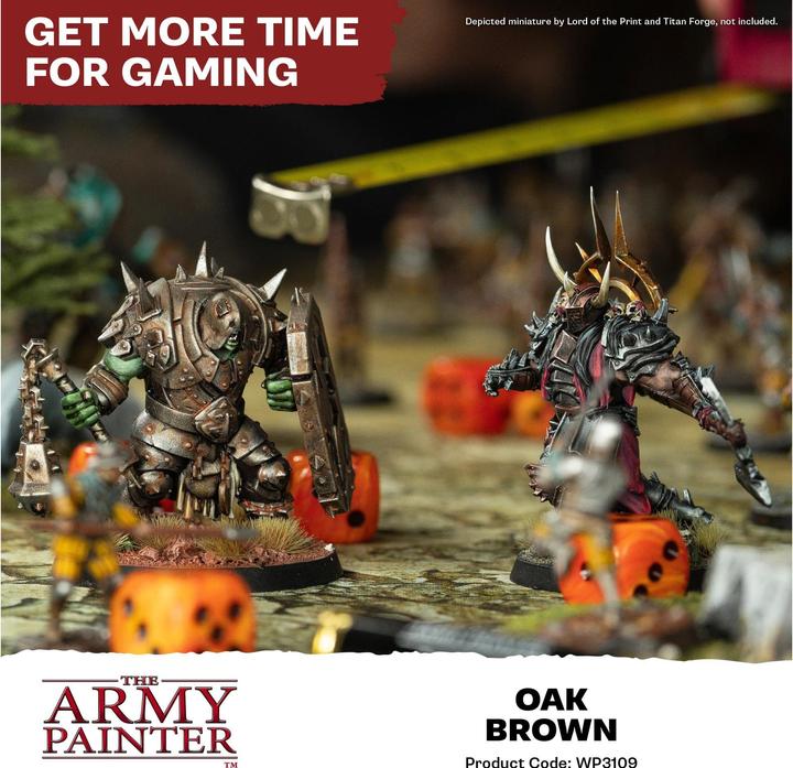 Actual product image The Army Painter Colour Warpaints Fanatic: Oak Brown 18 ml