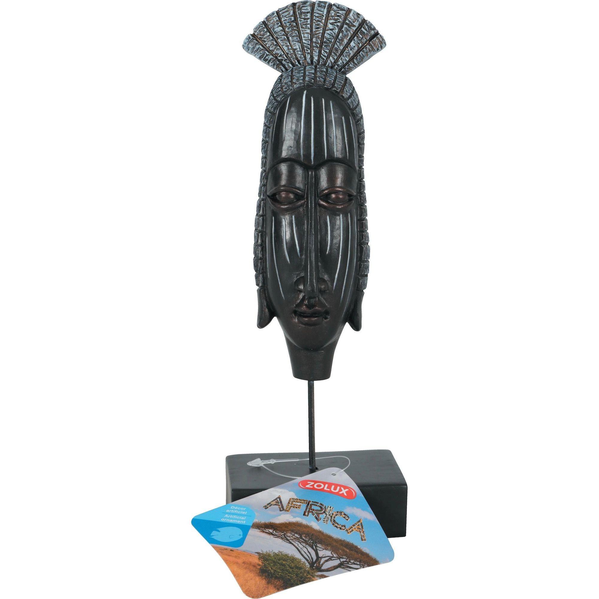 Zolux Aquatic decoration AFRICA women's mask L (Dekoration, sonstige Gegenstände), Aquarium Dekoration