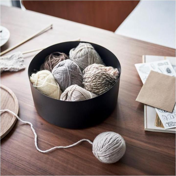 Actual product image Yamazaki Deep storage box with lid RIN (11 x 22 x 11 cm, 7.08 l)