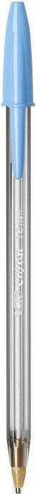 Productafbeelding Bic Cristal Fun biros, trkis, doos van 20 (Blauw, Transparant, 20 x)