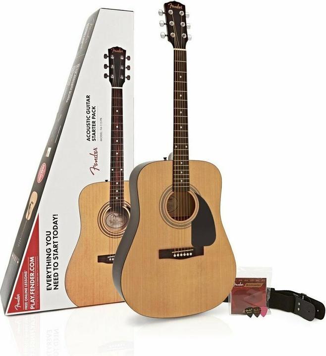Produktbild Fender FA-115 Dreadnought Pack Natural Walnut westerngitaar set