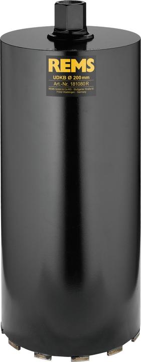 Rems *Couronne de carottage diamantée UDKB 200x420xUNC 1 1/4, 181080 (20 centimètres)