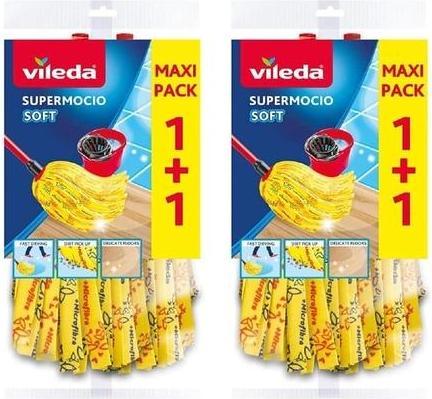 Actual product image Vileda SuperMocio Soft Mop Replacement Pack of 2 11099 (2 pcs.)