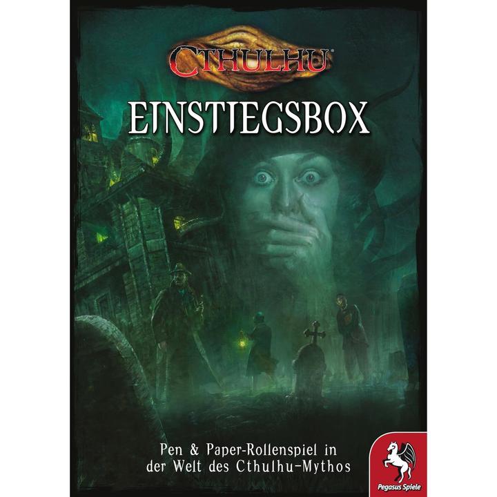 Actual product image Pegasus Cthulhu Einstiegsbox, role-playing game, for 3-6 players, from 14 years (DE Edition) (German)