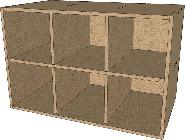 Produktbild Pronty Crafts Flexio "Regalbox" (8x)