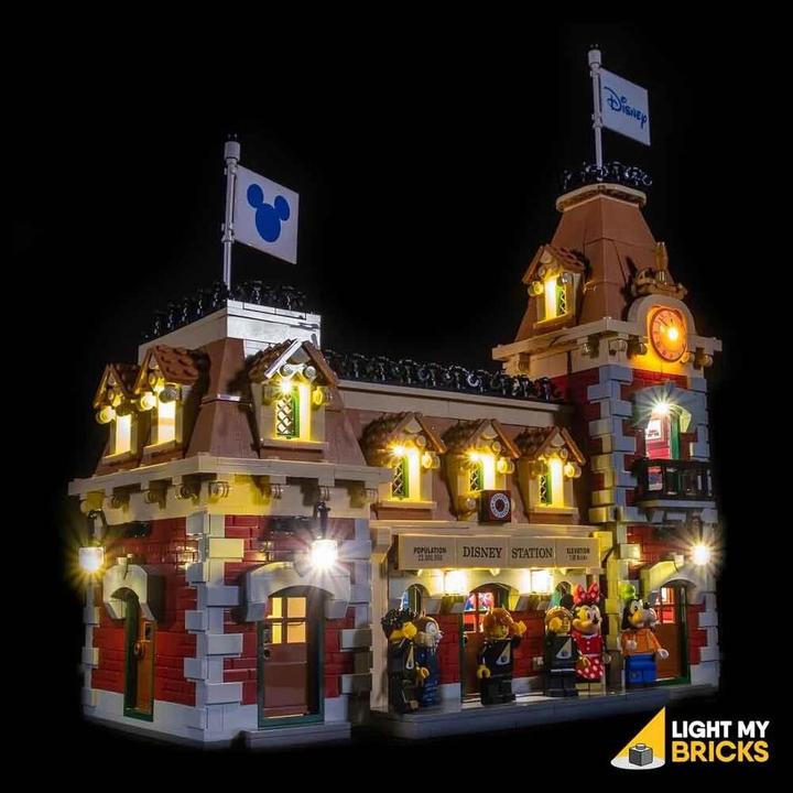 Produktbild Light my bricks LED Licht Set für LEGO Disney Zug mit Bahnhof
